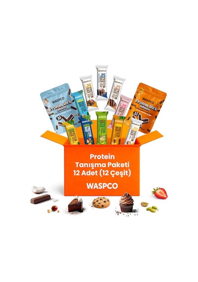 Waspco Protein Tanışma Paketi 12 Adet 12 Çeşit