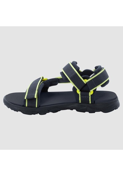 Jack Wolfskin 4040061 Seven Seas 3k Blue/lime Kadın Sandalet Mavi