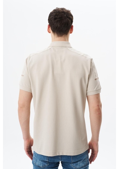 AR-MA Arma Erkek Regular Fit % 100 Pamuk Pike Polo Yaka Tişört Y29374355202 Bej-b1 Bej