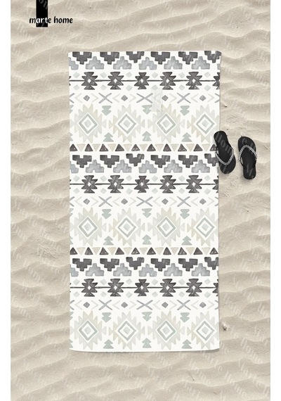 Marte Home Boheme Plaj Havlusu Gri