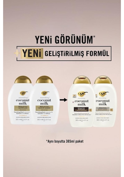 Organix Coconut Milk Besleyici Saç Bakim Kremi 385 Ml