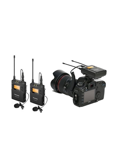 Saramonic Uwmic9 Kit 2 Rx9 Tx9 Tx9 Kablosuz Yaka Mikrofonu