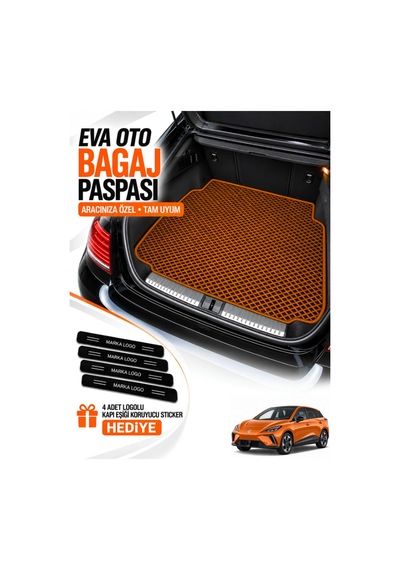 Mg 4 2022-2025 Uyumlu Eva Bagaj Paspası Araca Özel Taba