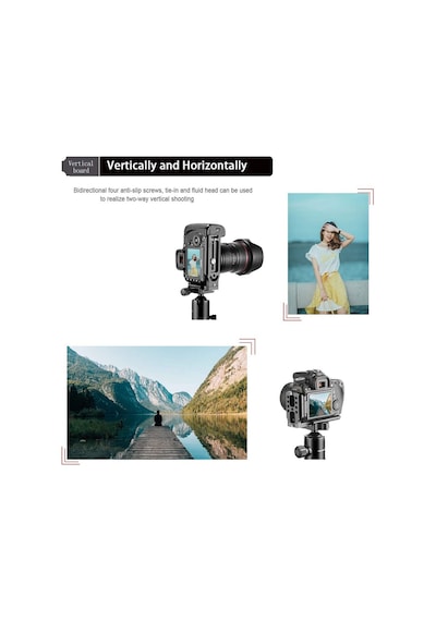 Quick Release L Plate Aynasız Ve Dslr Makineleri Dikey Kadraj Bağlama Adaptörü