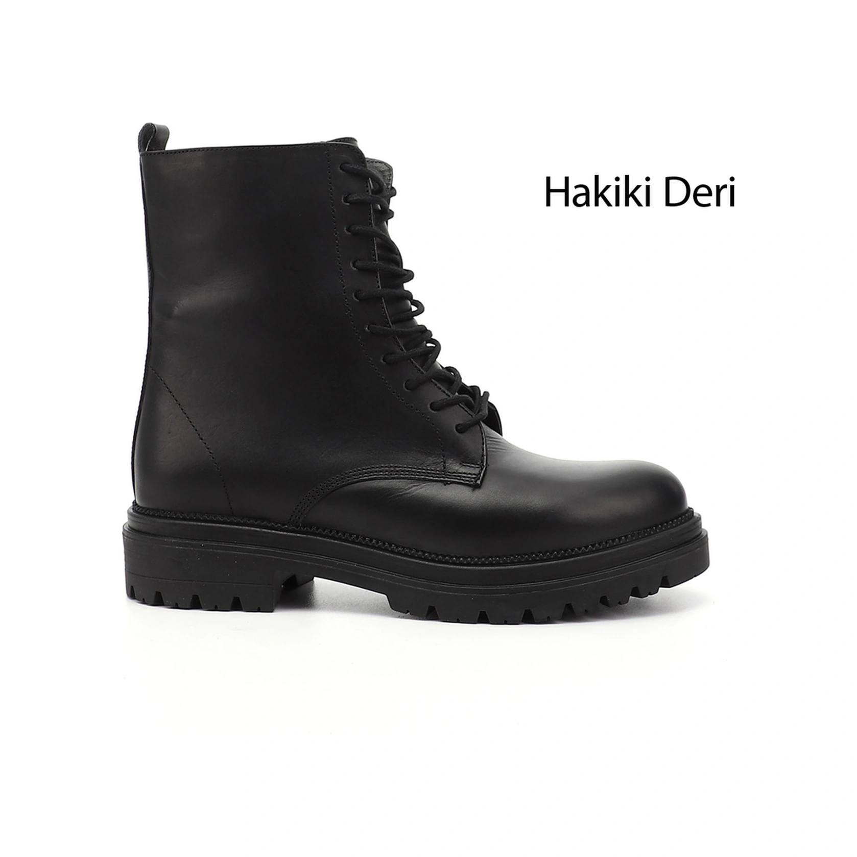 Gönderi(R) Gönderi R Kadın Siyah Fermuarlı Hakiki Deri Postal Bot Dkzb02842613 Siyah