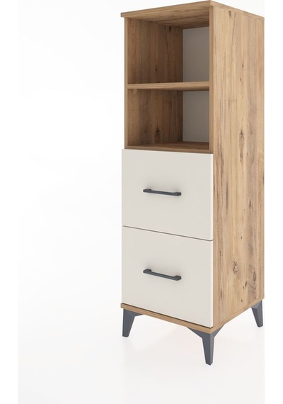 Hyperion Dolap 2 Raflı 2 Çekmeceli 44x44x134 Çam-aytaşı Çam