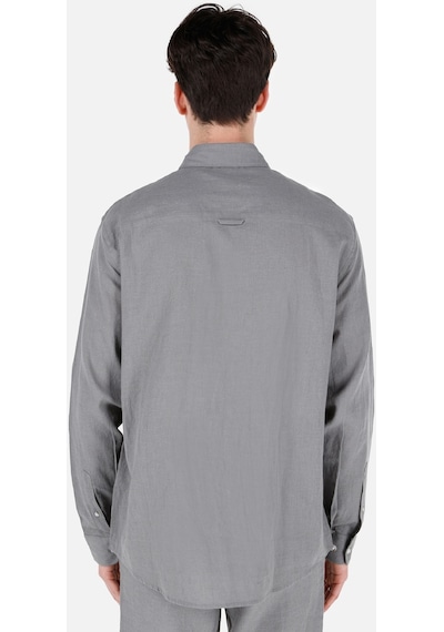 Colin's Colins Normal Kesim Shirt Yaka Cepsiz Yeşil Erkek Uzun Kol Gömlek Cl1068759 Cl1068759 Q1.v1 Kha Haki