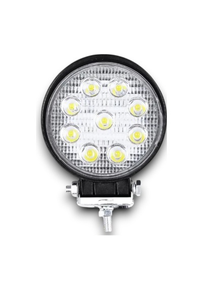Led Far Yuvarlak 9 Led 27 Watt Siyah 3010506