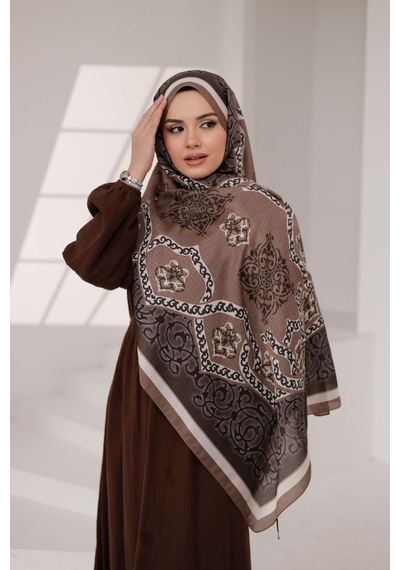 Mimiyum Rüveyda Premium Soft Şal Acı Kahve