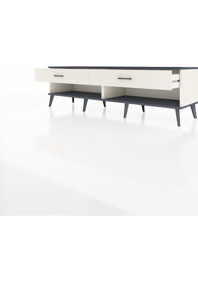 Hyperion Tv Ünitesi 2 Çekmeceli 176x44x51 Aytaşı-antrasit/aytaşı Antrasıt/aytası Hyperion Tv Ünitesi 2 Çekmeceli 176x44x51 Aytaşı-antrasit/aytaşı Antrasıt/aytası