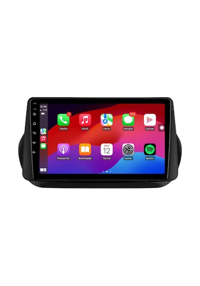 Fiat Fiorino Android Multimedya Sistemi 4-64 For-x 2008-2020 Ön Kayıt Kamera Hediyeli 9"