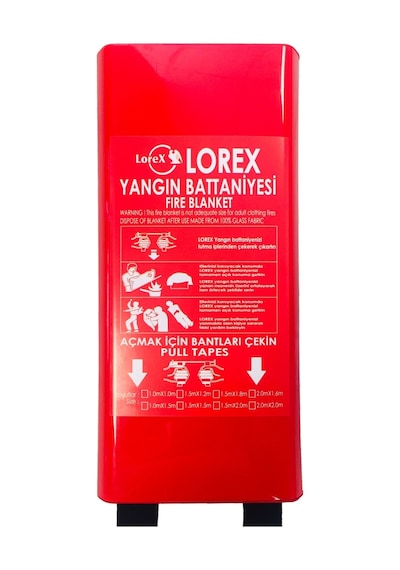 Lorex Lr-Fb1515B  Kutulu Yangın Battaniyesi 150 x 150