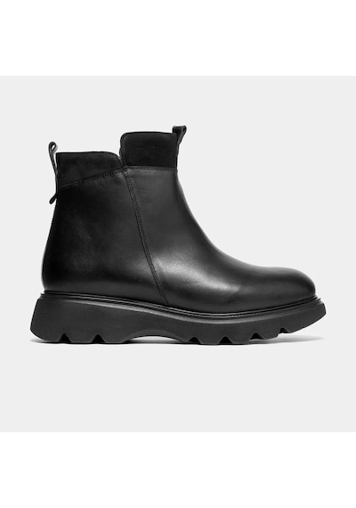 Forelli Murray 25153-h Siyah Kadın Deri Kışlık Bot 001