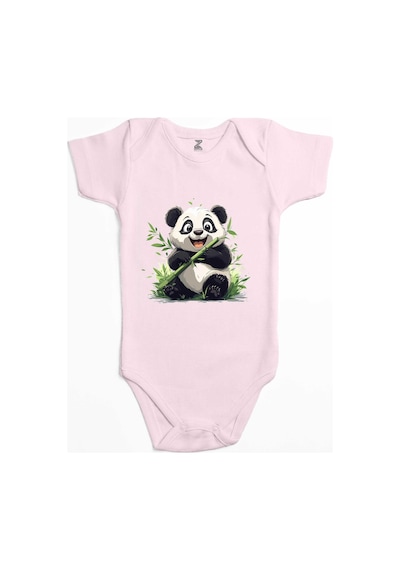 Zepplin Giyim Obur Panda Sarı Bebek Body Zıbın