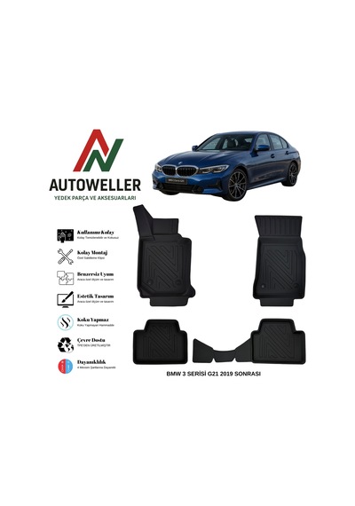 Bmw 3 Serisi G21 2019 Sonrası Havuzlu Oto Paspas