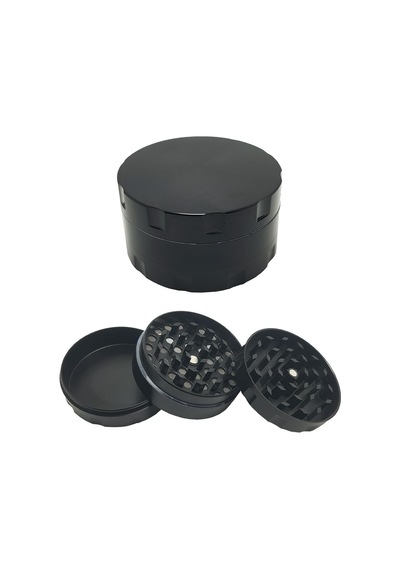Lexroo Siyah 55 Mm. Baharat Herbal Öğütücüsü Parçalayıcı Rb88sy