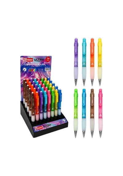 Mikro Ultra Air Grip Versatil Kalem 0,7 Uçlu Renkli Karışık - 3 Adet Çok Renkli