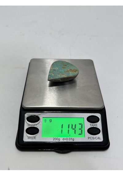 Okyanus Temalı Doğal Kabaşon Firuze Taşı 57 Karat - Turkuaz Taşı 11,4 Gram