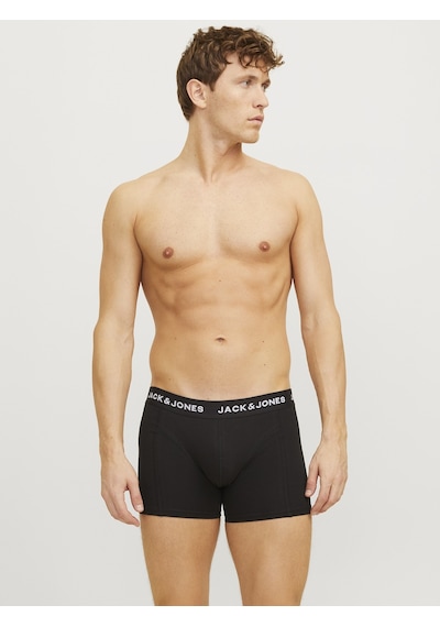 Jack & Jones Jack Jones Erkek Desenli Pamuklu 3 Lü Boxer Set 12273114 KARIŞIK