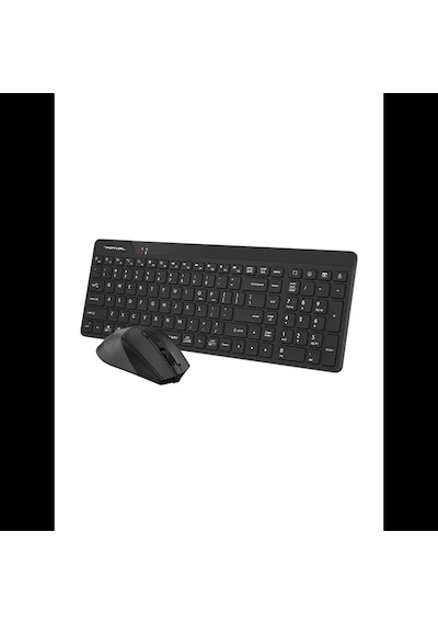 A4 Tech Fg2400 Aır2 Siyah, Fstyler, 2.4ghz Mini Kablosuz, Türkçe Q, Sessiz Klavye Mouse Set Diğer