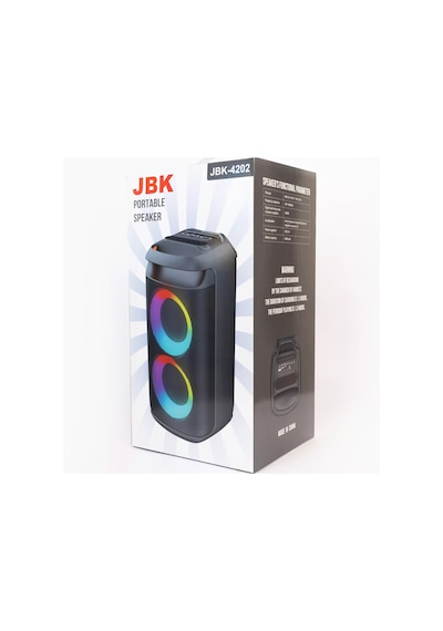 Rose Taşınabilir Party Box Bluetooth Hoparlör - Jbk-4202