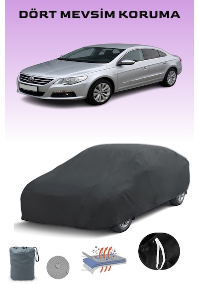 Siyah Volkswagen Passat Cc 1 Araba Brandası, Oto Örtüsü, Araba Çadırı Siyah