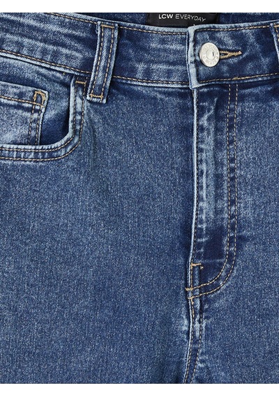 Lcwaıkıkı Classic Mavi Slim Fit Kadın Jean Pantolon