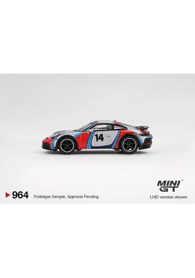 Mini Gt 1/64 Porsche 911 Dakar Ice Grey Metallic "rally 1978" Mgt00964 Çok Renkli