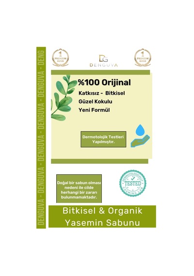 %100 Doğal Güzel Kokulu El Yüz Saç Vücut Cilt Orijinal Yasemin Sabunu - 1 Adet Karışık