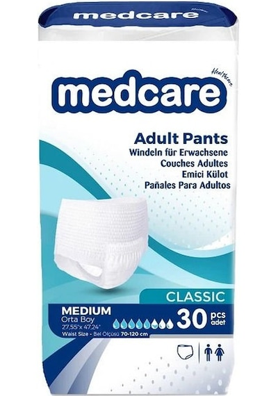 Medcare Emici Külot Hasta Bezi M 30'lu