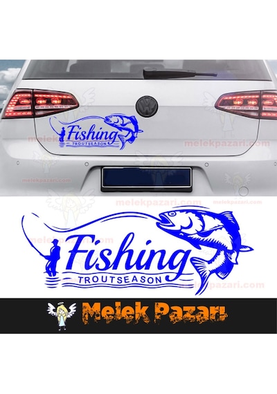 Alabalık Mevsimi, Balık Avı,Avcılık Oto Sticker