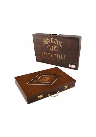 Star Vip Çanta Tavla Pul Hazneli Tavla Seti