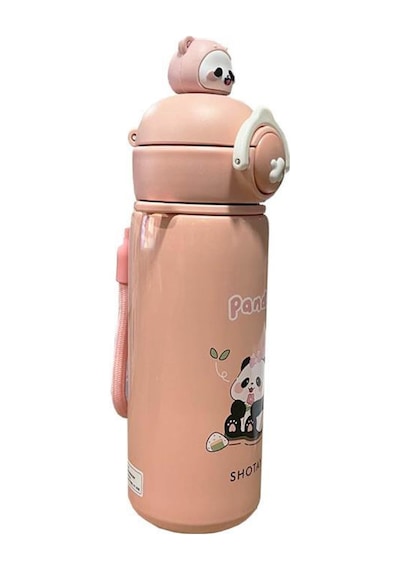 Shotay Termos Matara Panda 430 Ml. Pembe Sht-st-8818