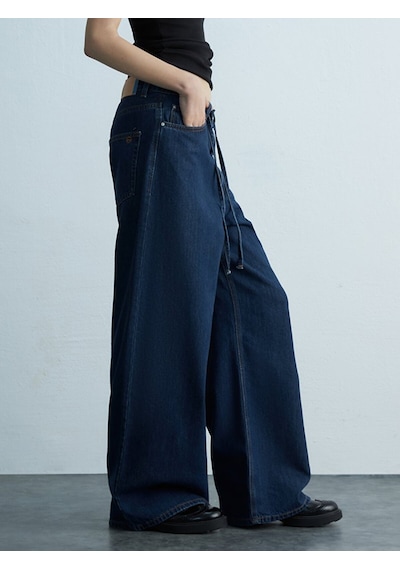 Ltb Denıssa Geniş Paça Yüksek Bel Jean Pantolon 010095186316204 55986 Karışık