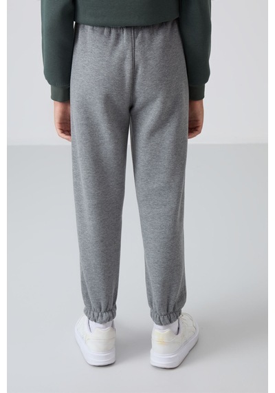 Tommylife Standart Fit Basic 2li Paket Parlament-gri Melanj Erkek Çocuk Eşofman Alt - 11225 Gri Melanj - Lacivert