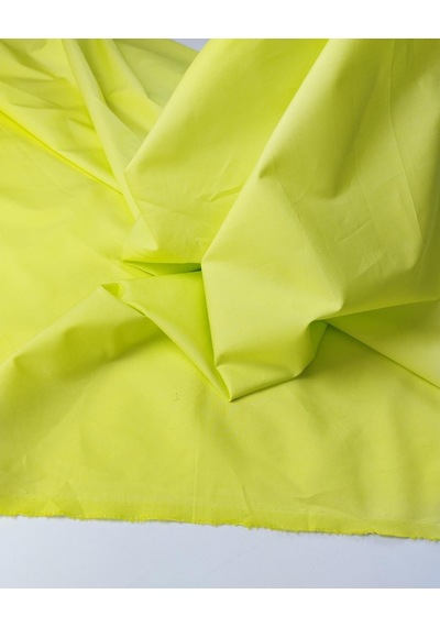 Neon Sarı Yeşil Arası Renkte Pamuklu Kumaş En:140cm-10866 Sarı