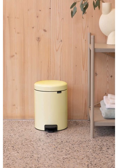 Brabantia Newıcon Mellow Yellow Pedallı Çöp Kutusu 5lt Sarı
