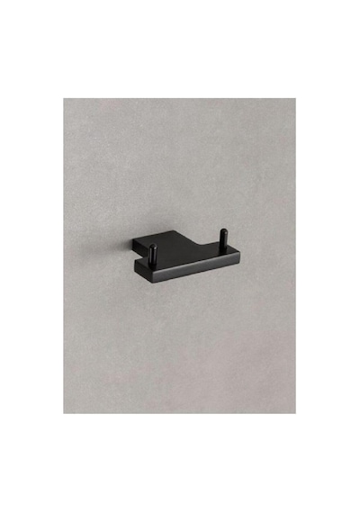 Ikili Askılık Siyah Renk 28x60x80 Mm Çok Renkli