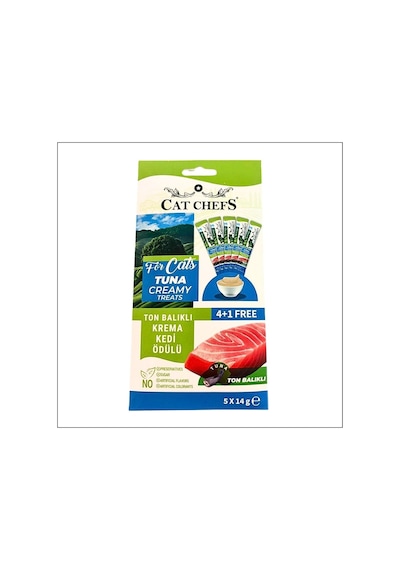 Cat Chefs Ton Balıklı Krema Kedi Ödülü 5x14gr