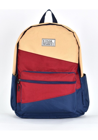 Fossil Unisex Çok Gözlü Günlük Seyahat Okul Sırt Çantası Bordo 9507
