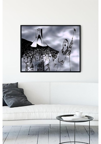 Pster10638 Devrim Çerçeveli Tablo 40x50cm 7/8 Yaş
