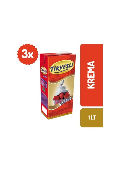Krema - 1 Lt X 3 Adet