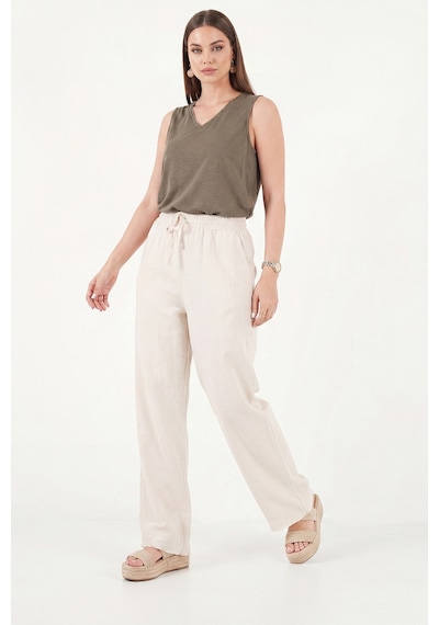 Lela Bayan Pantolon 668yp4760 Taş