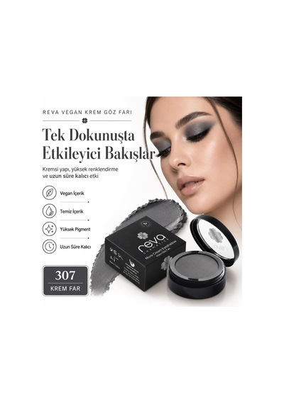 Vegan Krem Göz Farı - No. 307 Temiz İçerik, Uzun Süre Kalıcı & Mono Cream Eyeshadow Diğer
