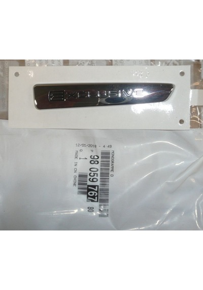 Citroen C-elysee, Exclusıve Yazı Krom Sağ Oem 9805976780