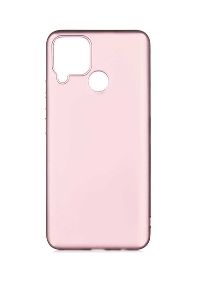 Zore Realme C25 Kılıf Nvth Premier Silikon Kapak - Rose Gold