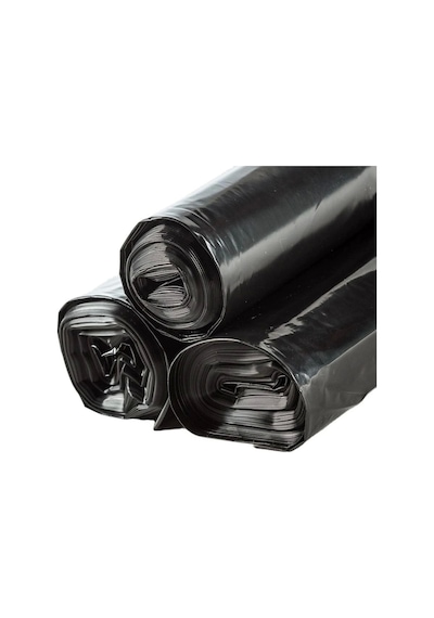 200 Adet Endüstriyel 120x150 Cm Hantal Boy Siyah Çöp Poşeti 20 Rulox10lu