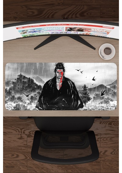 Vagabond Kaymaz Dikişli Kauçuk Oyuncu Mousepad V1 - 70x30 Xl Gaming Mouse Pad Fare Altlığı