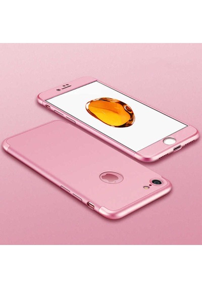 Apple Uyumlu iPhone 7 Kılıf Zore Ays Kapak Rose Gold