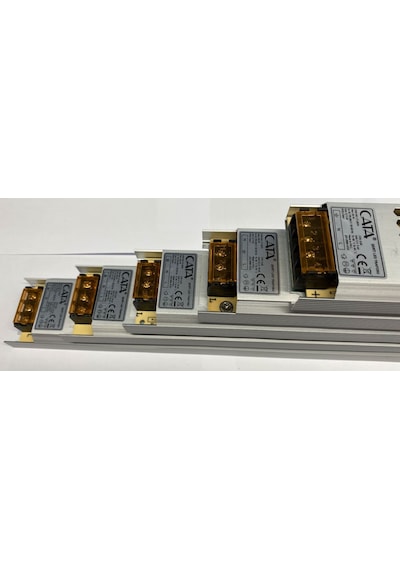 Cata CT-2675 Şerit Led Trafo 12 Volt 8,3 Amper 100 Watt (10 Metre) UltraSlim Fansız